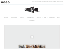 Tablet Screenshot of cabinets4uonline.com